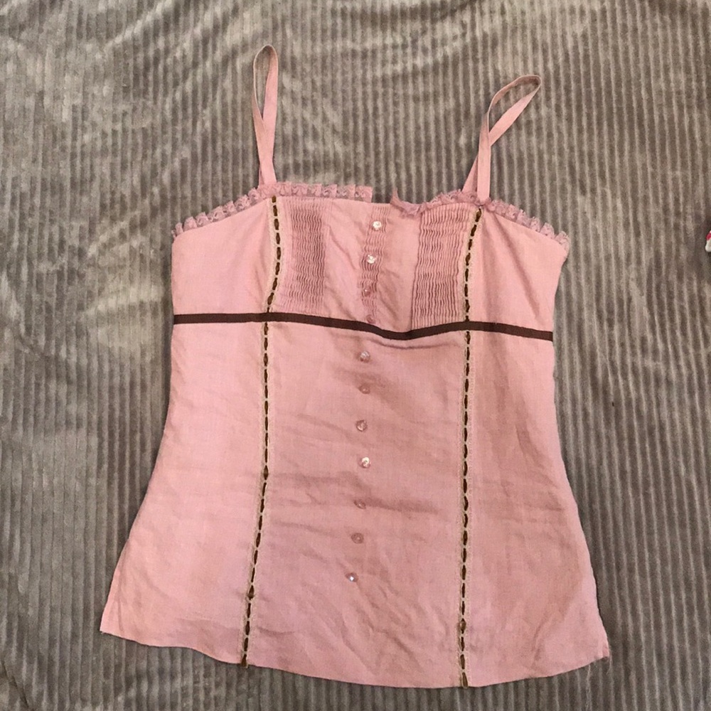 Linen tank top